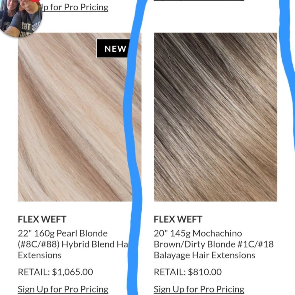 Bellami flex weft hair extensions